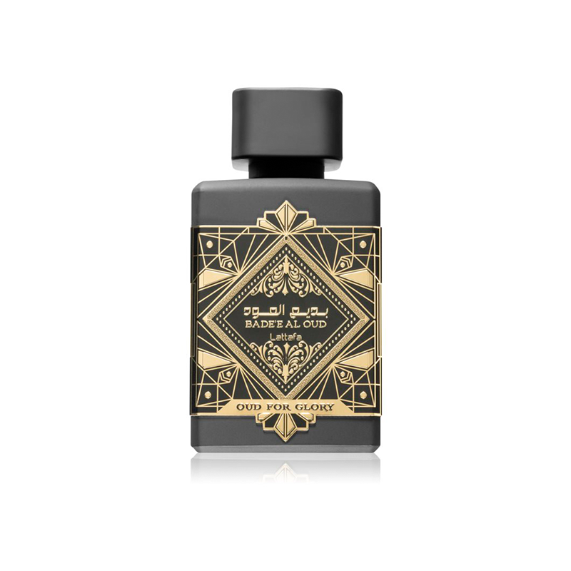 Lattafa Badee al Oud Oud For Glory - fondo blanco