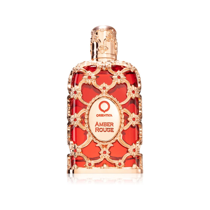 Orientica Amber Rouge Eau de Parfum - fondo blanco